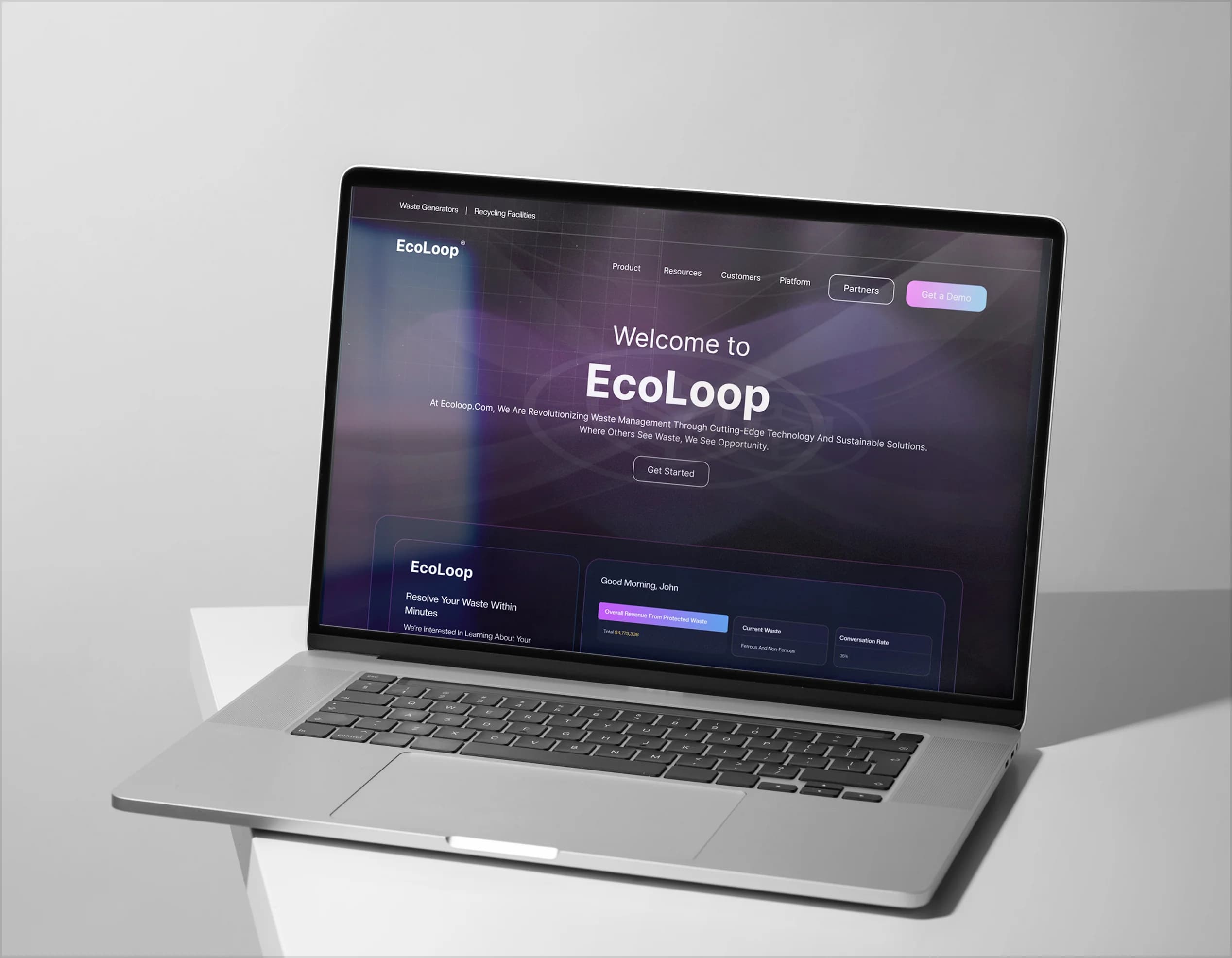 Legacy industrial-template waste management website